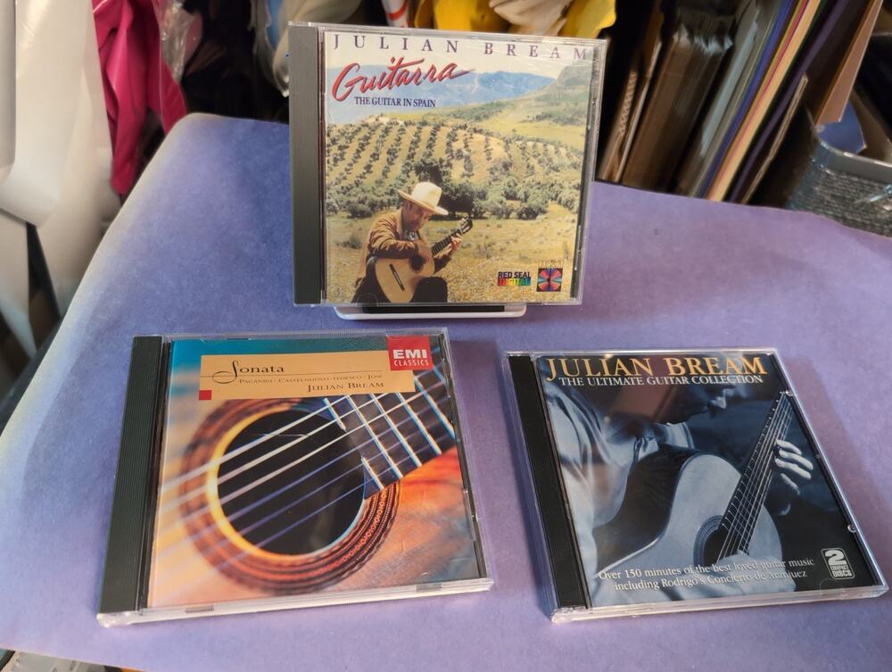 Julian Bream CD 4 Disc Lot See Pictures